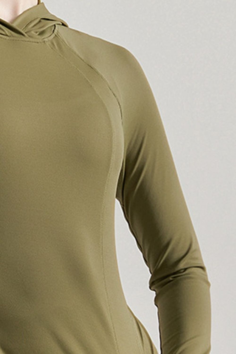 Hooded Long Sleeve Active T-Shirt-Trendsi-JipsiJunk
