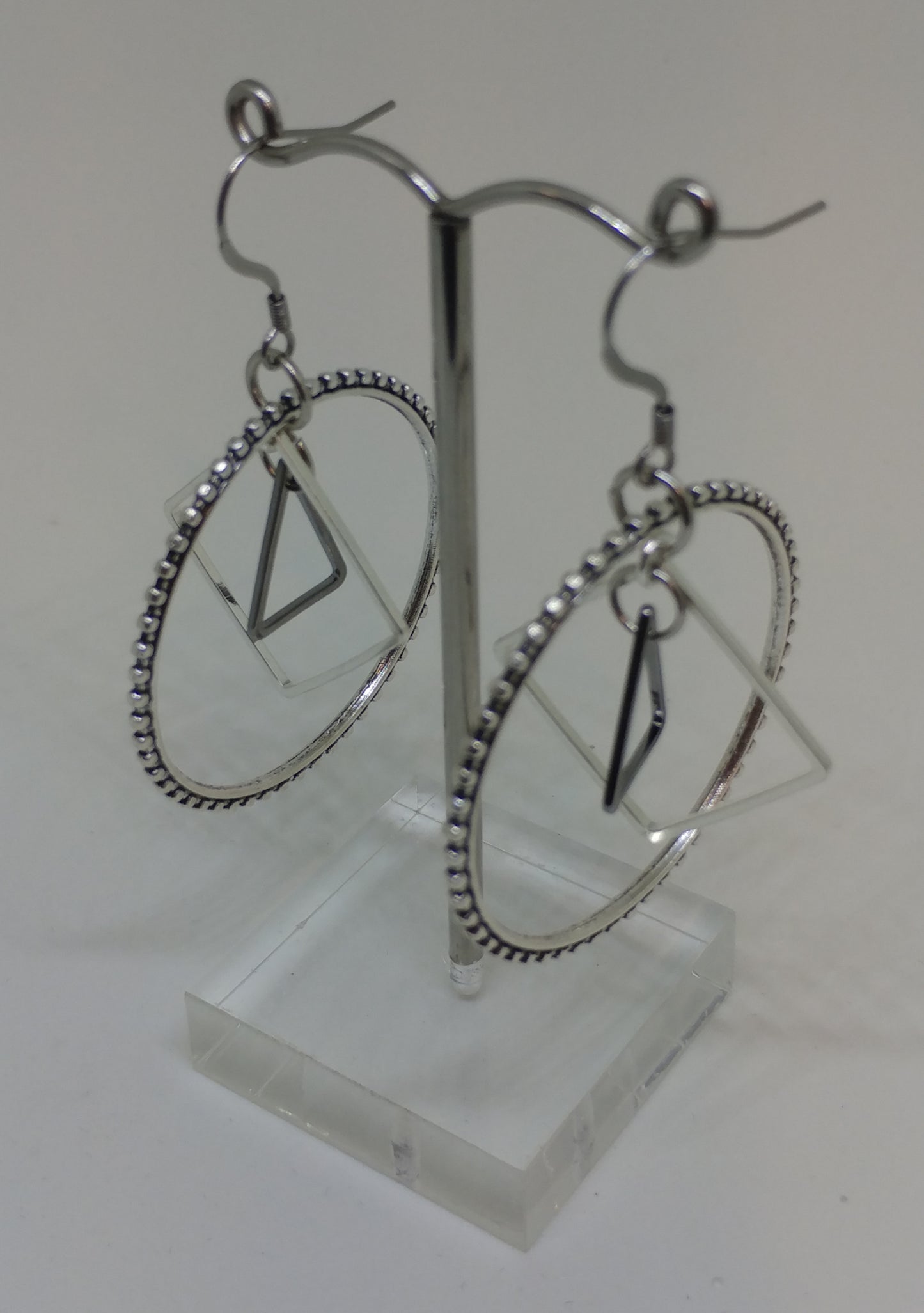 MIXED METAL FIBONACCI EARRINGS-EARRINGS-Jipsi Junk-JipsiJunk