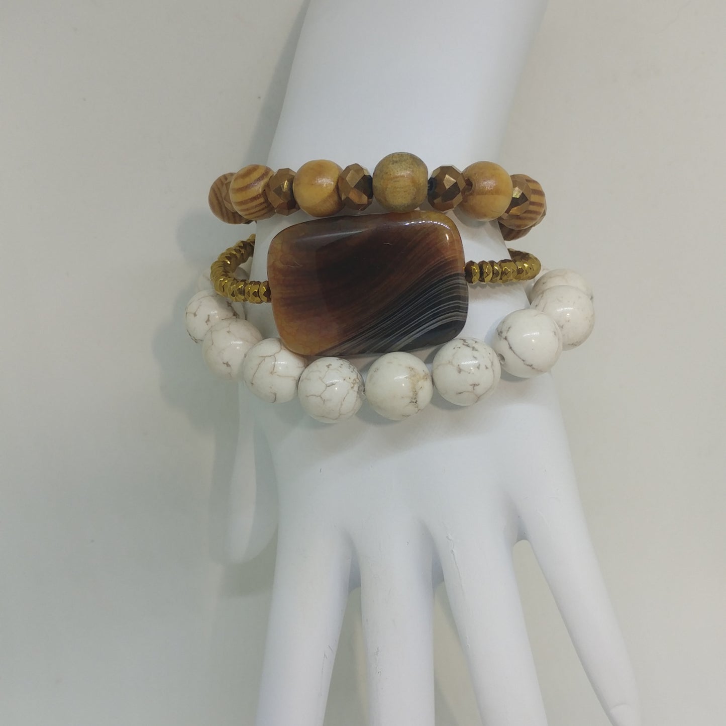 TRIPLE THREAT BOHEMIAN BRACELET STACK-BRACELETS-Jipsi Junk-JipsiJunk