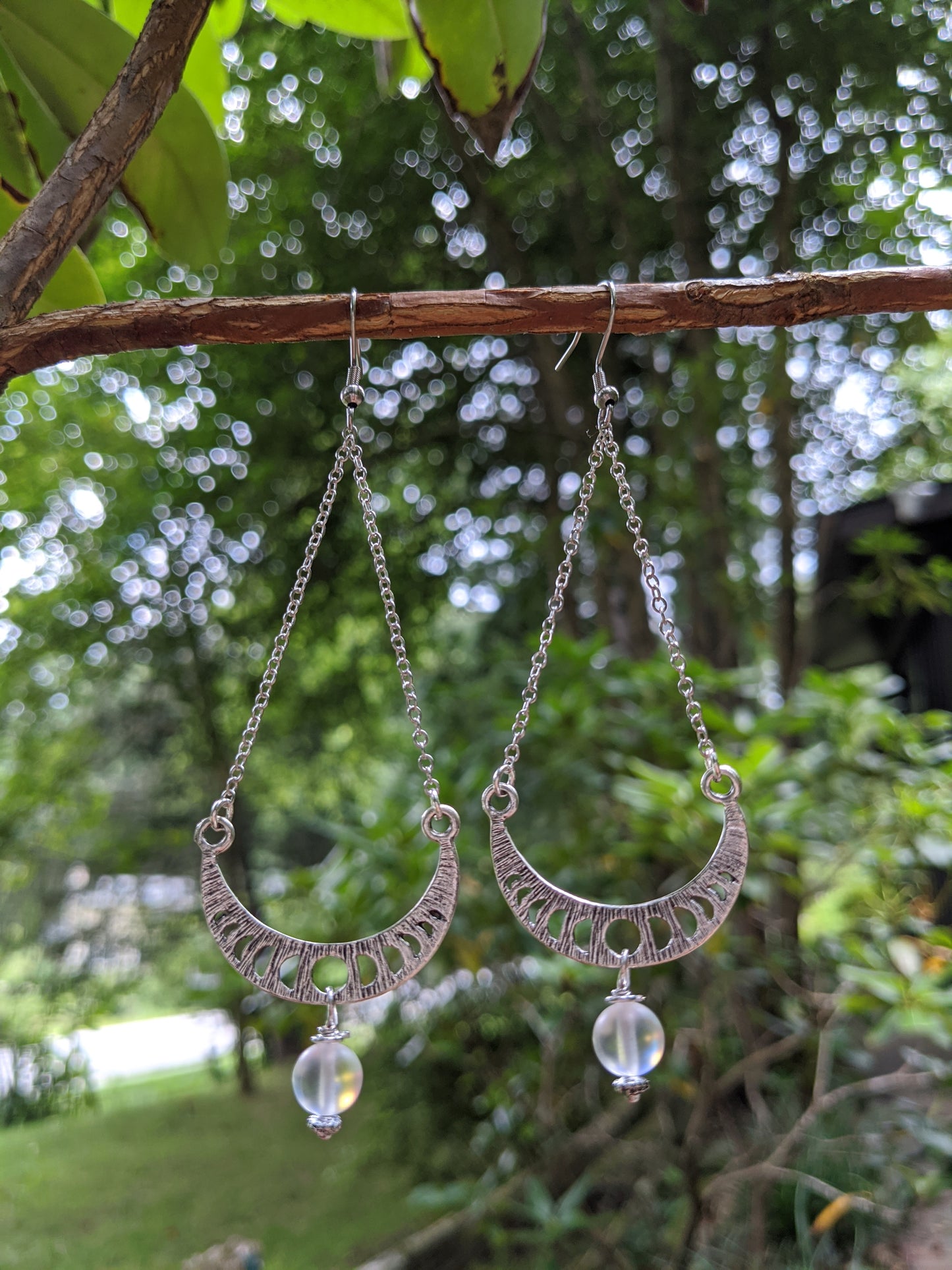 MOON PHASE EARRINGS-EARRINGS-Jipsi Junk-JipsiJunk