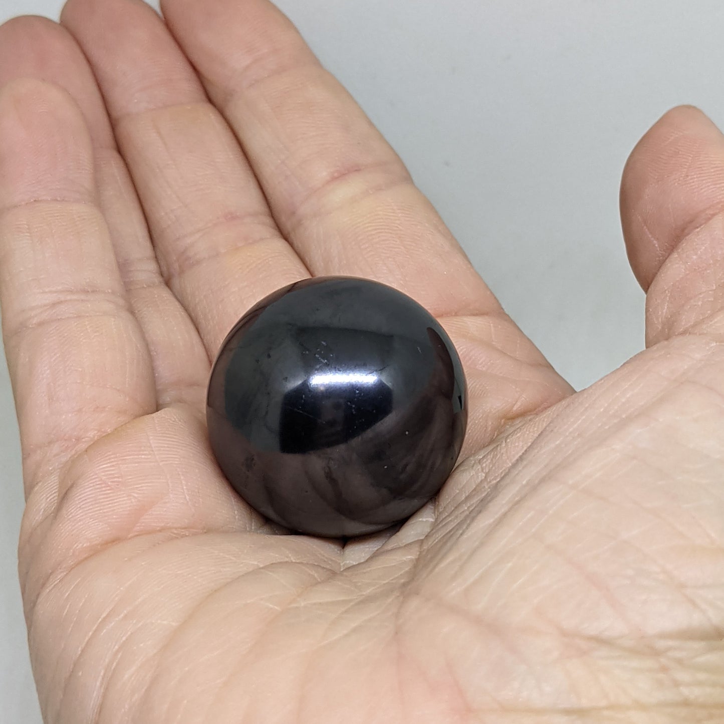 30mm Polished Shungite Sphere-gemstone-Jipsi Junk-JipsiJunk