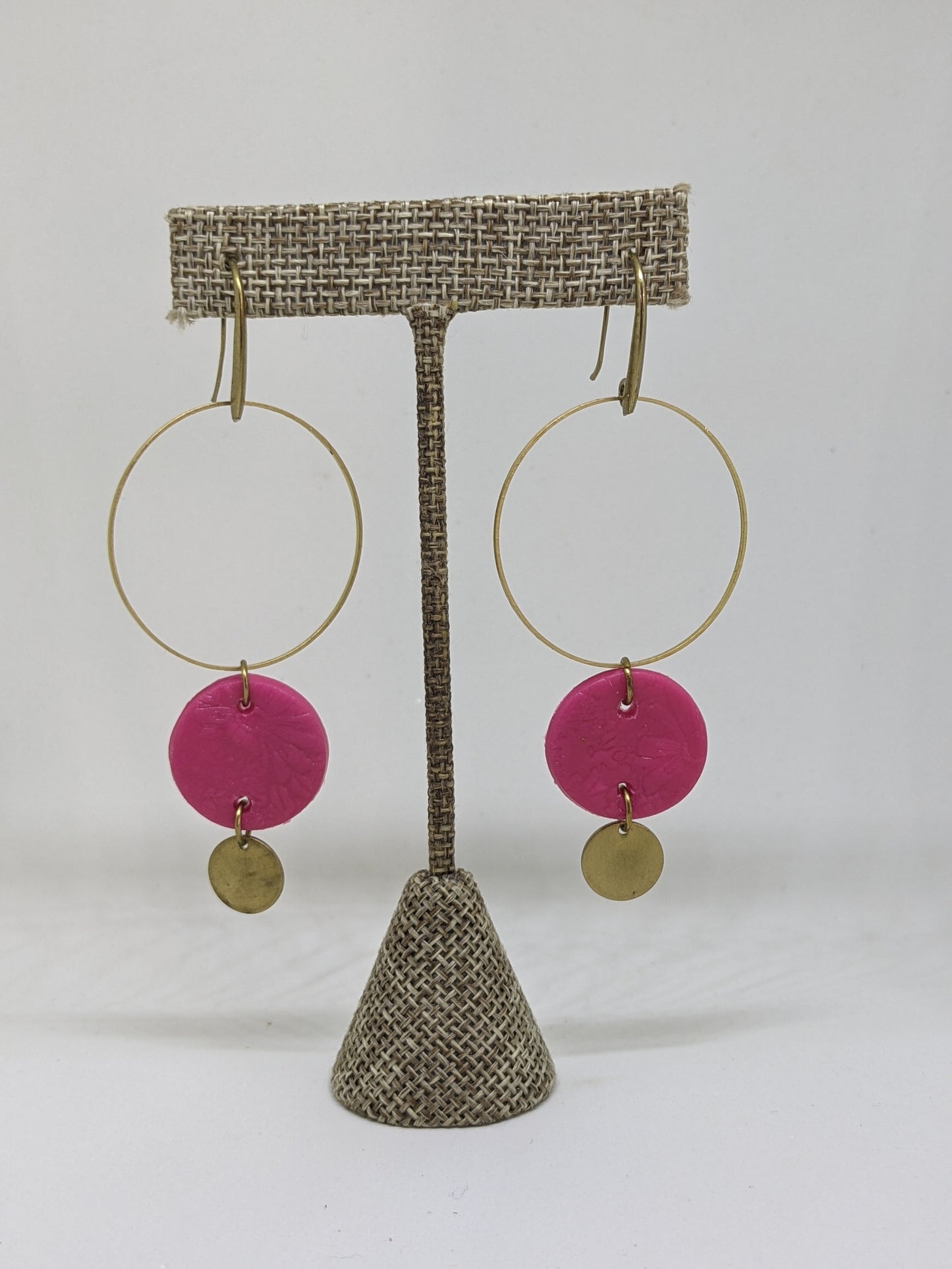 BRASS BUBBLE DROP EARRINGS-EARRINGS-JipsiJunk-JipsiJunk