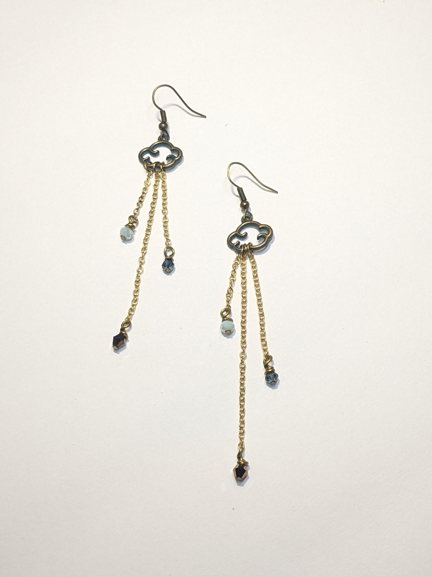 RAIN CLOUD EARRINGS-EARRINGS-Jipsi Junk-JipsiJunk