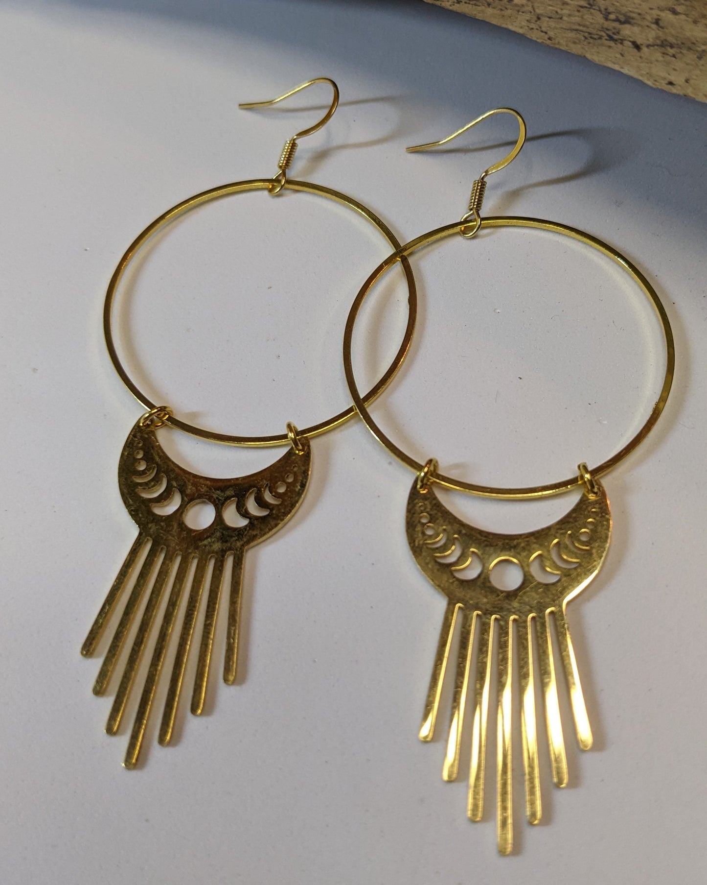 CRESCENT MOONBEAM HOOPS-Jipsi Junk-JipsiJunk