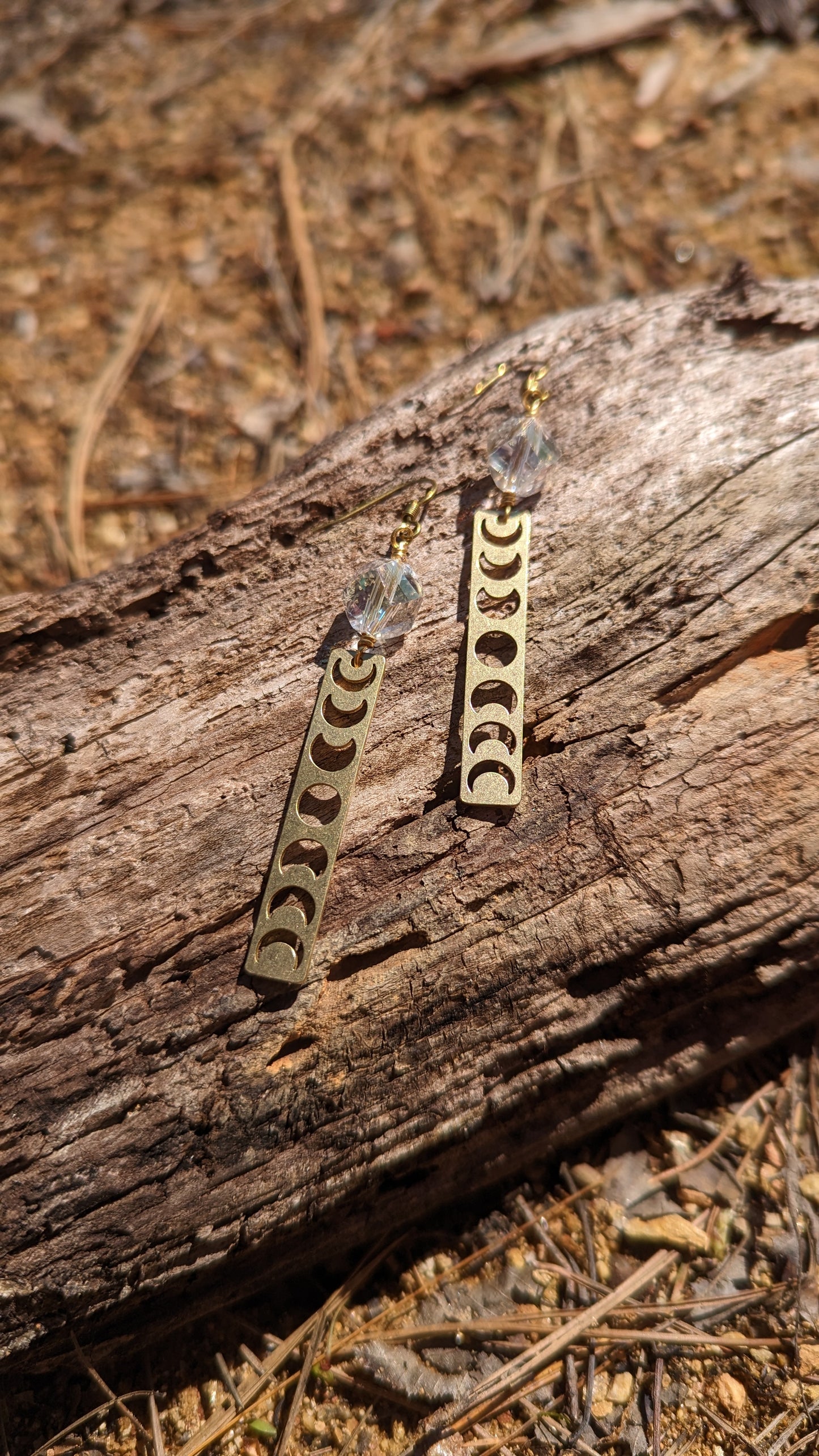 ORBITAL MOON PHASE EARRINGS-JipsiJunk-JipsiJunk
