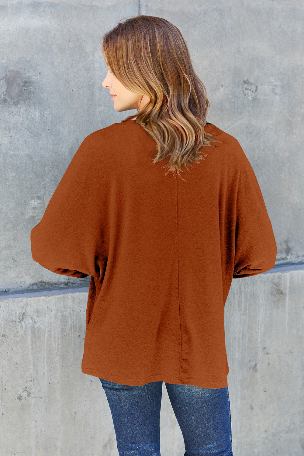 Double Take Full Size Round Neck Long Sleeve T-Shirt-Trendsi-JipsiJunk
