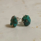 GENUINE TURQUOISE NUGGET EARRINGS-EARRINGS-Jipsi Junk-JipsiJunk
