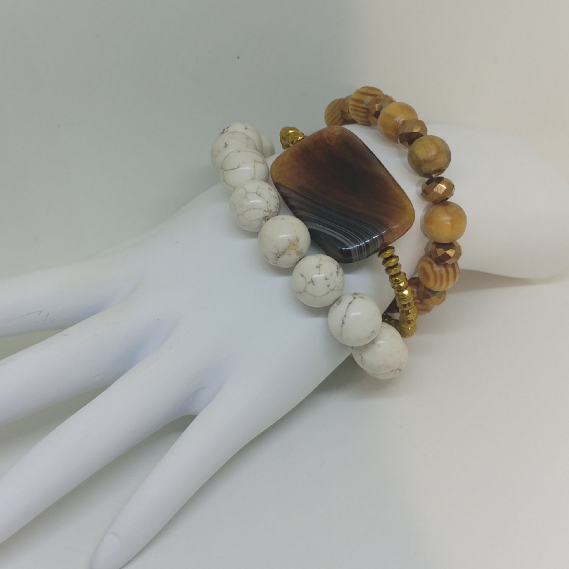 TRIPLE THREAT BOHEMIAN BRACELET STACK-BRACELETS-Jipsi Junk-JipsiJunk