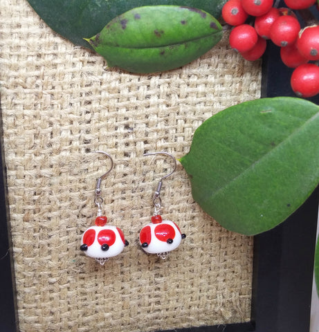 FUNKY MURANO GLASS EARRINGS-EARRINGS-JipsiJunk-JipsiJunk