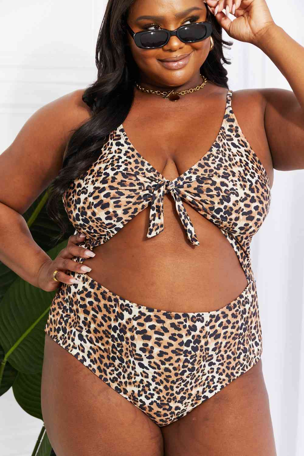 Marina West Swim Lost At Sea Cutout One-Piece Swimsuit-Swimwear-Trendsi-JipsiJunk