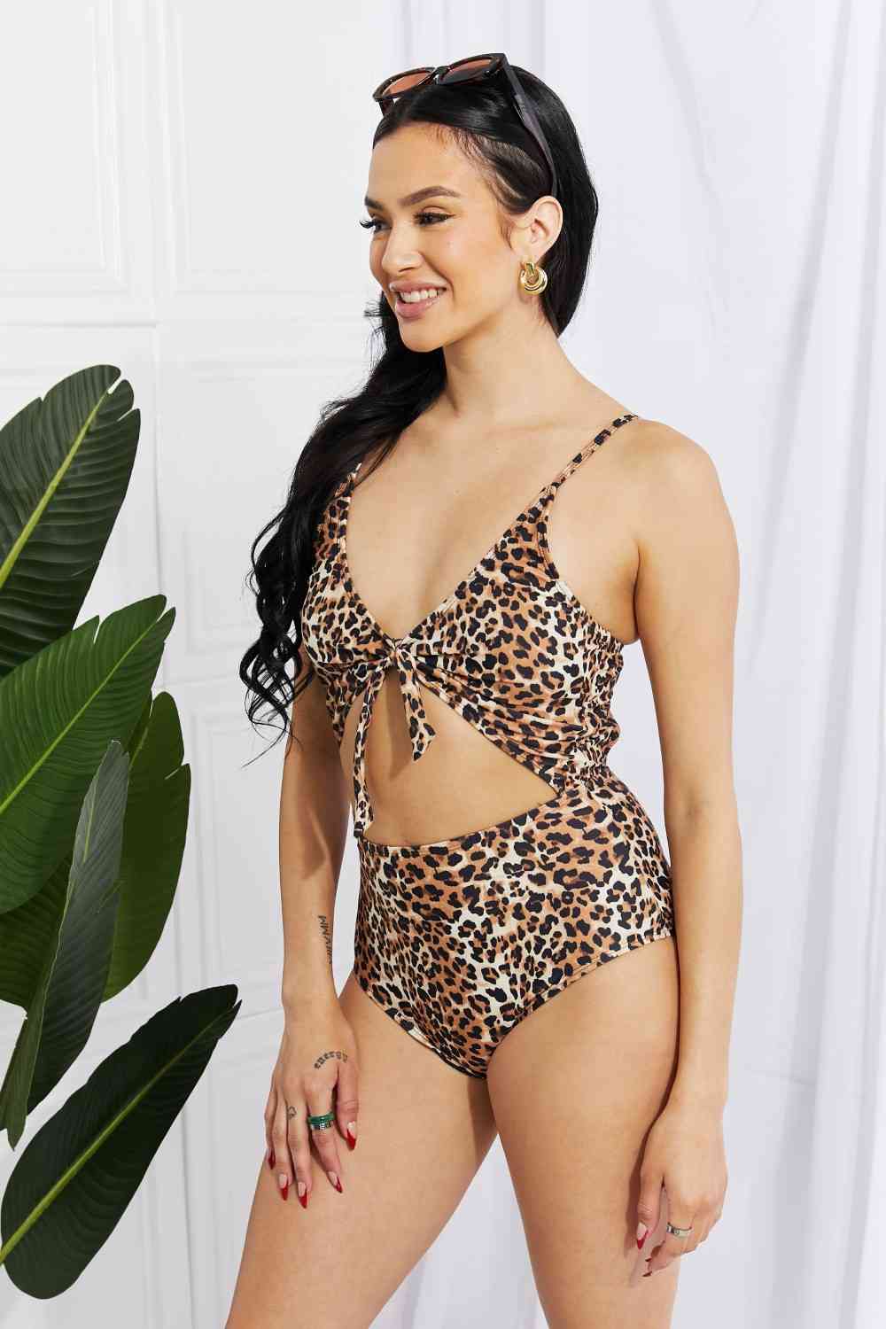 Marina West Swim Lost At Sea Cutout One-Piece Swimsuit-Swimwear-Trendsi-JipsiJunk