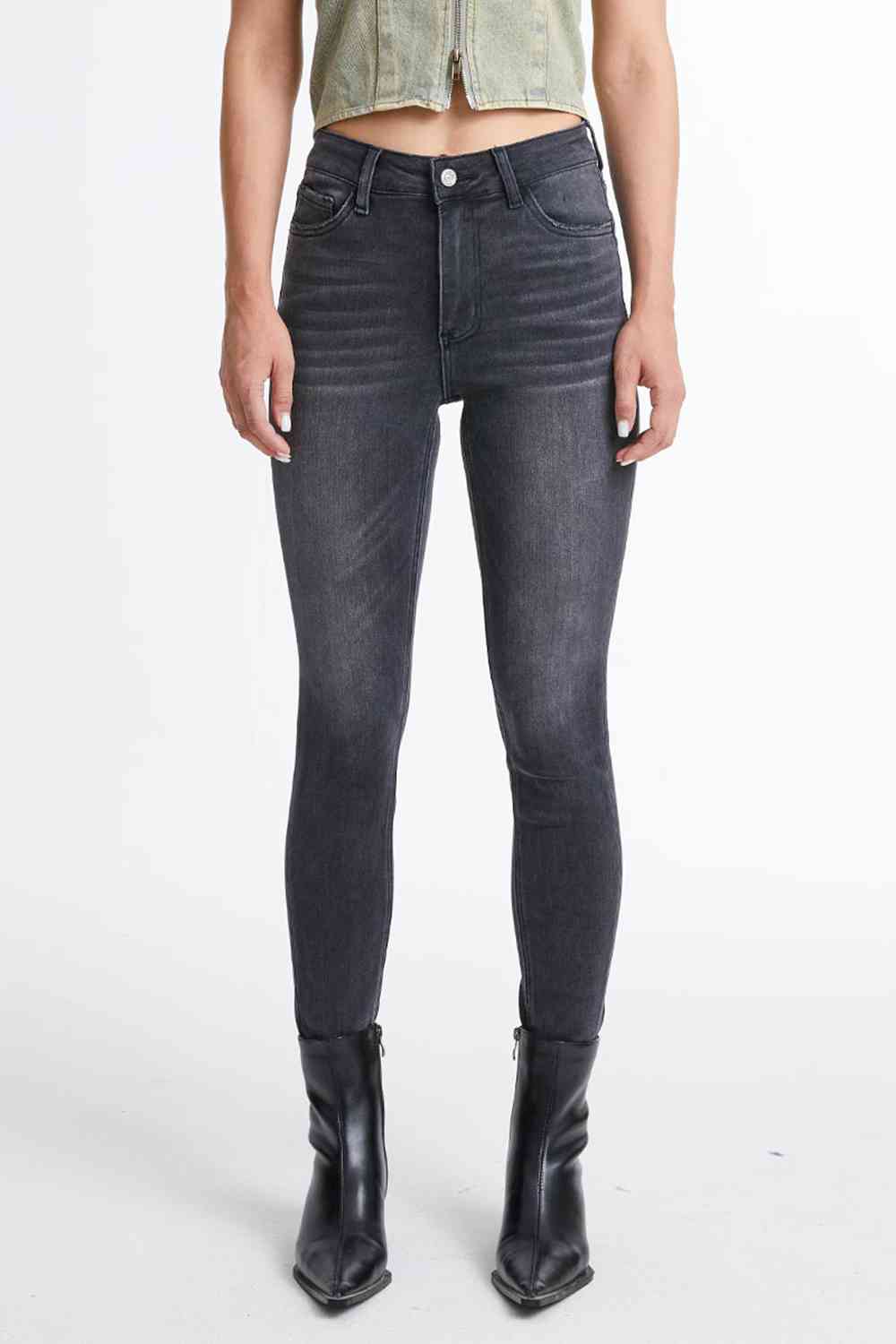 BAYEAS Cropped Skinny Jeans-Trendsi-JipsiJunk