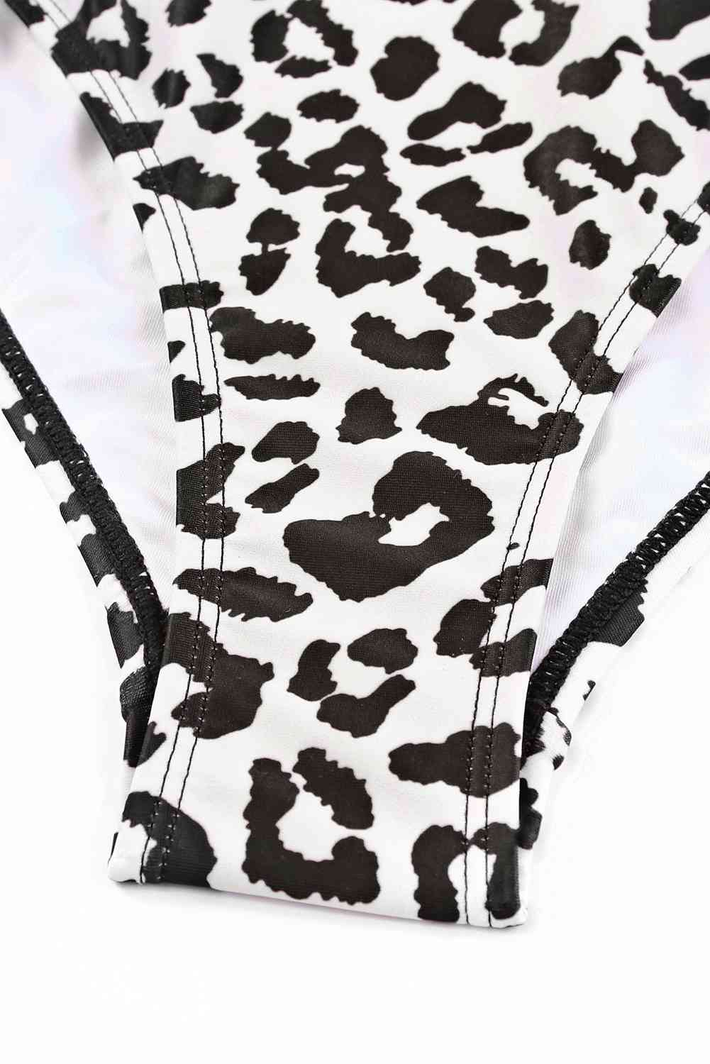 Leopard Cutout One-Shoulder One-Piece Swimsuit-Trendsi-JipsiJunk