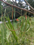 SIMPLE SASSY BRASSY HOOPS-EARRINGS-Jipsi Junk-JipsiJunk