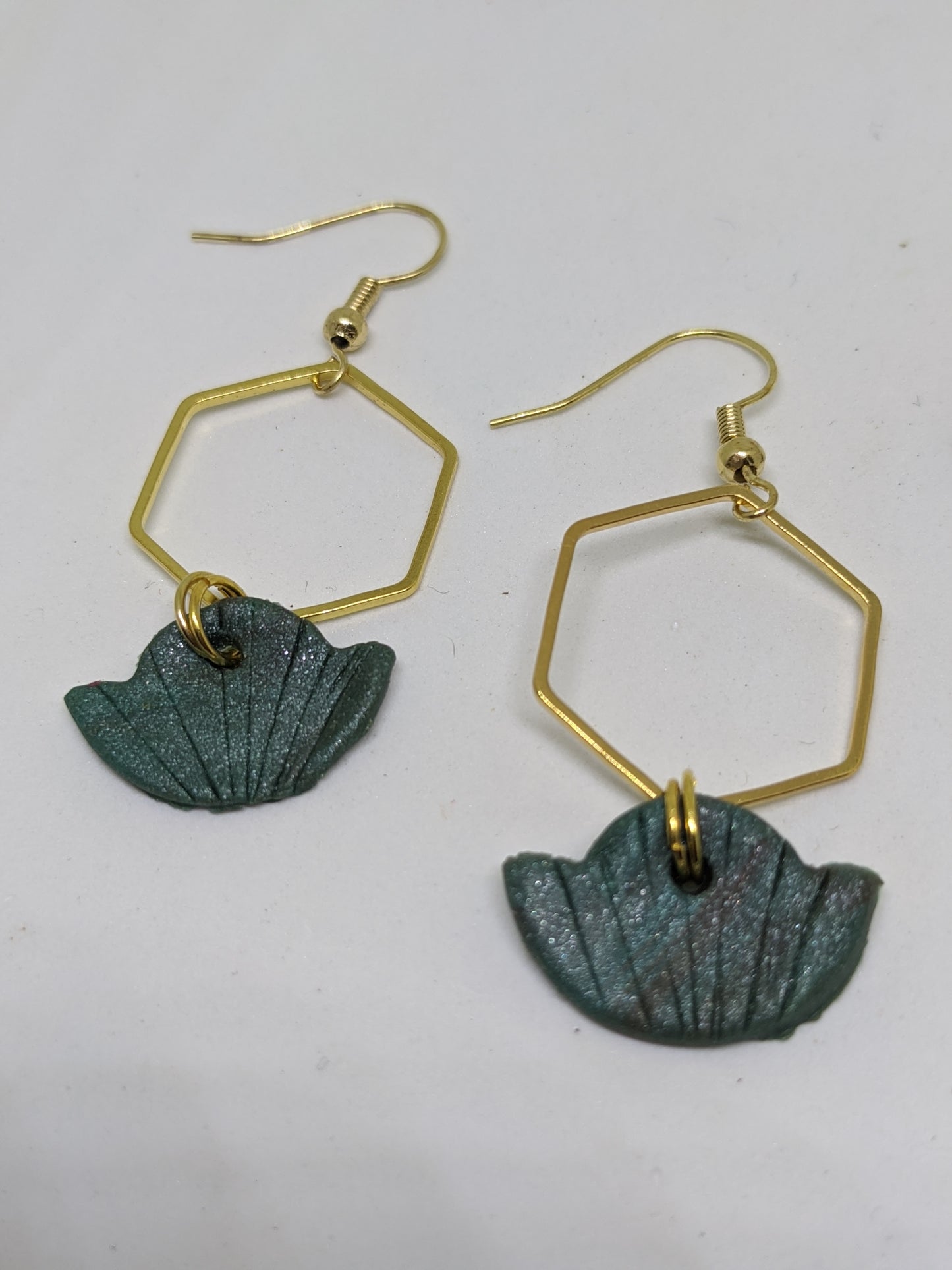 SACRED LOTUS BRASS EARRINGS-EARRINGS-Jipsi Junk-JipsiJunk