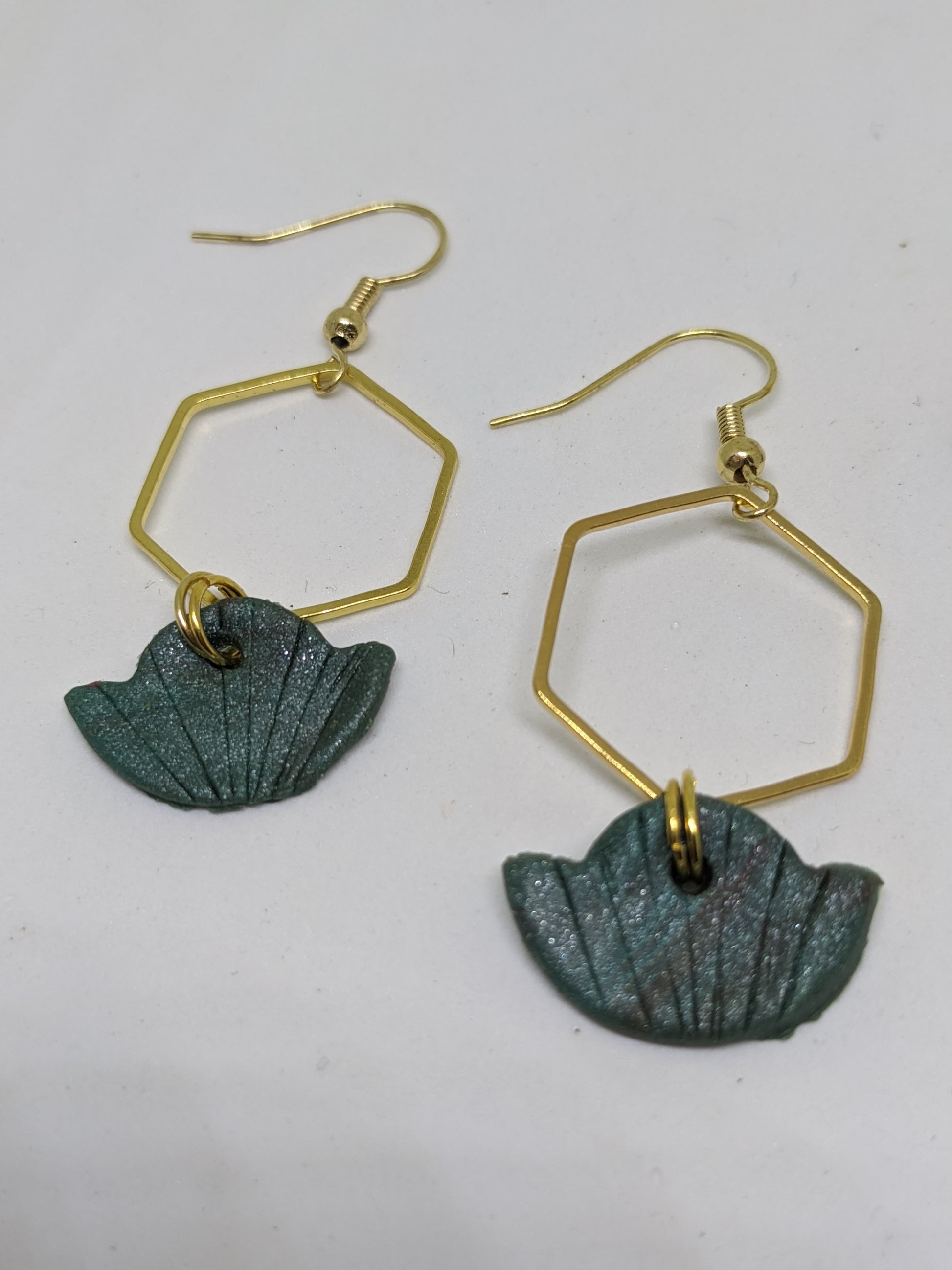 SACRED LOTUS BRASS EARRINGS-EARRINGS-Jipsi Junk-JipsiJunk