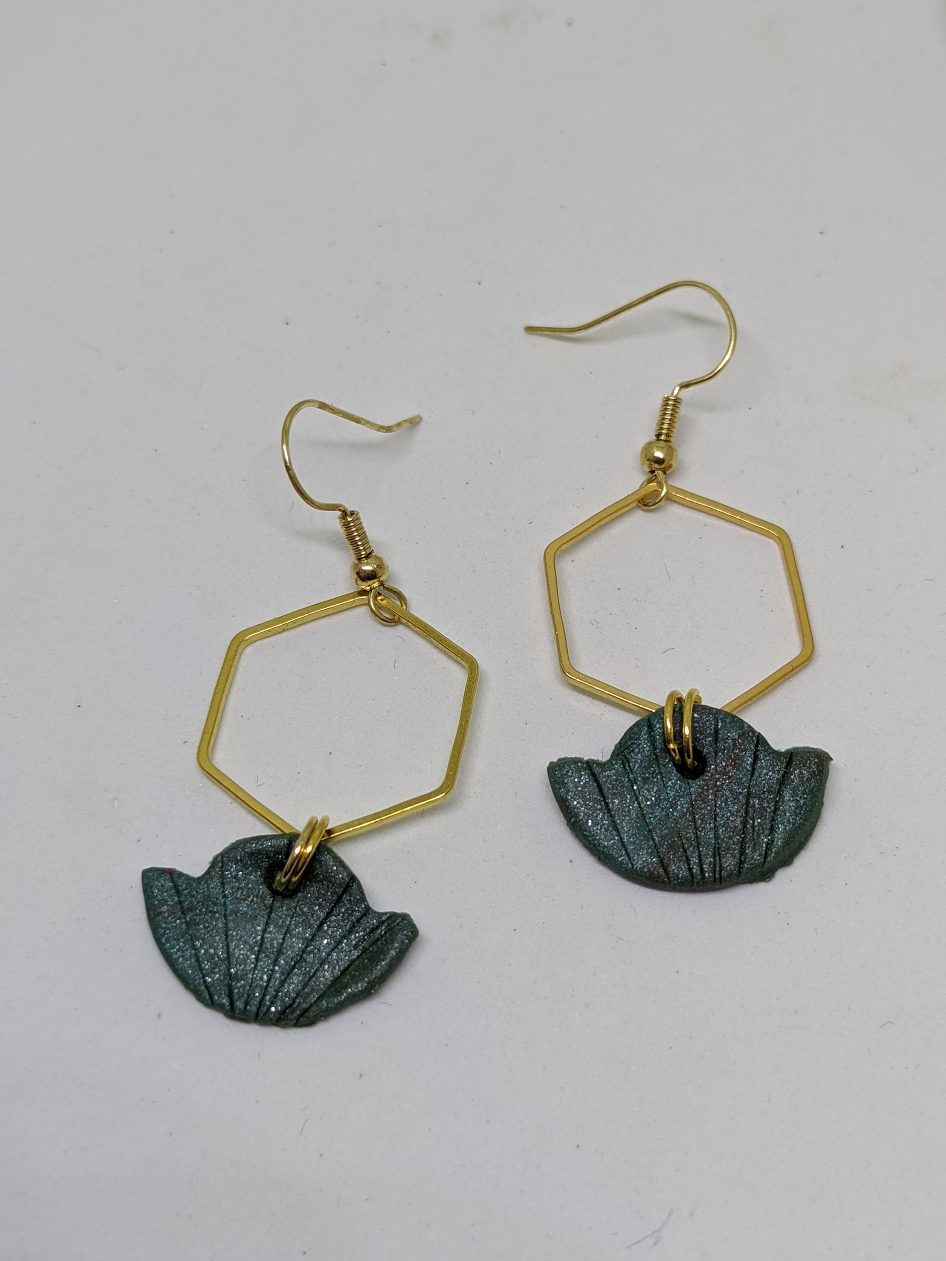 SACRED LOTUS BRASS EARRINGS-EARRINGS-Jipsi Junk-JipsiJunk