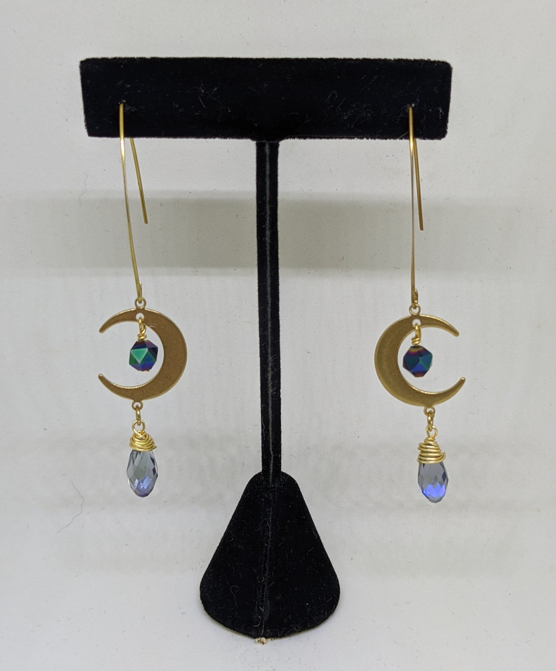 MOON DROP EARRINGS-EARRINGS-Jipsi Junk-JipsiJunk