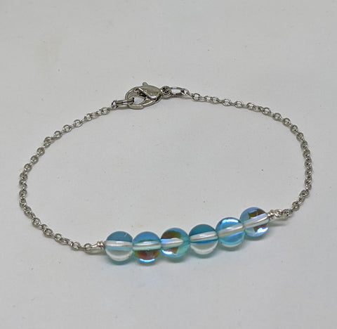 MERMAID GLASS CHAIN BRACELET-BRACELETS-Jipsi Junk-JipsiJunk