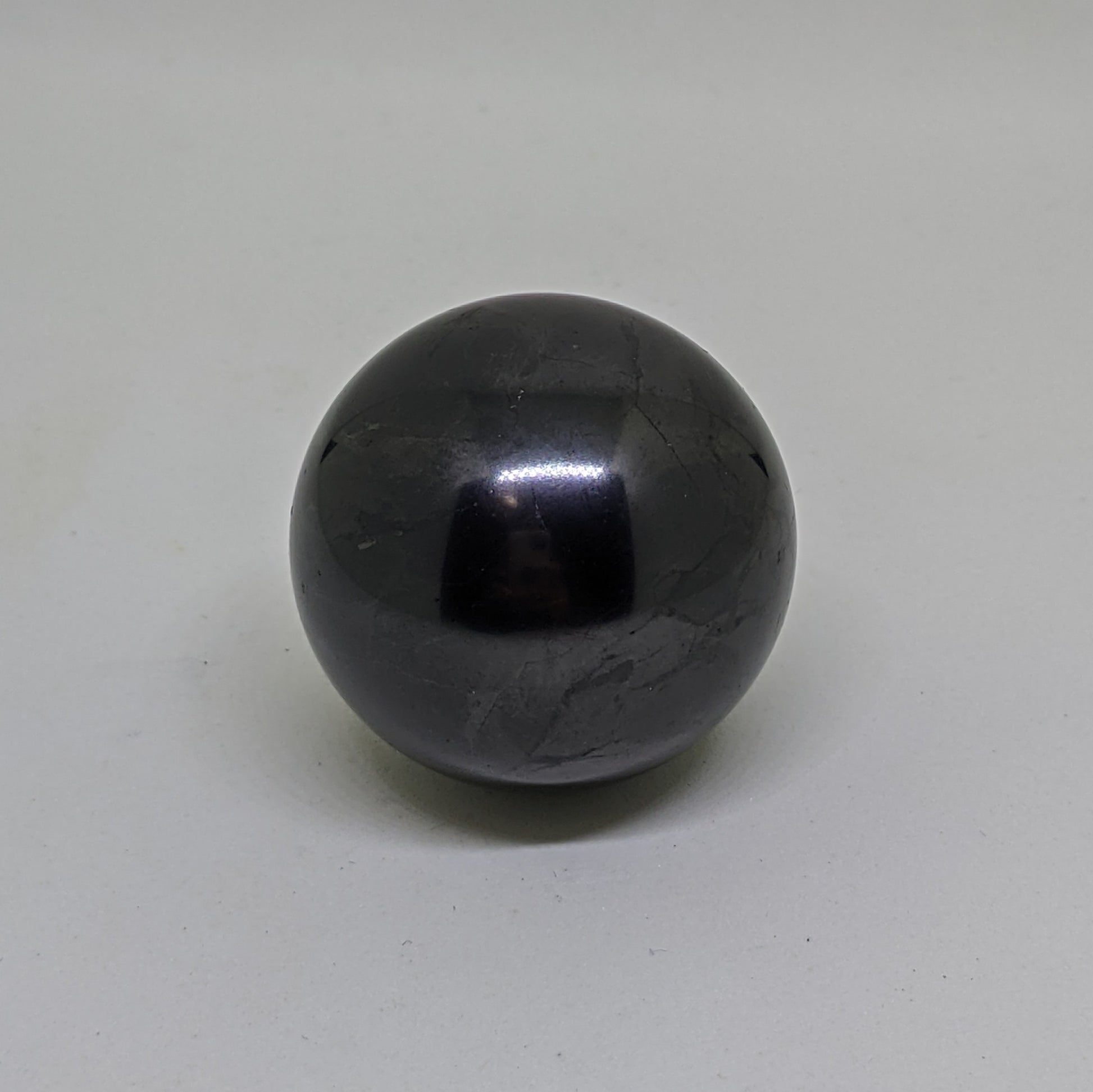 30mm Polished Shungite Sphere-gemstone-Jipsi Junk-JipsiJunk