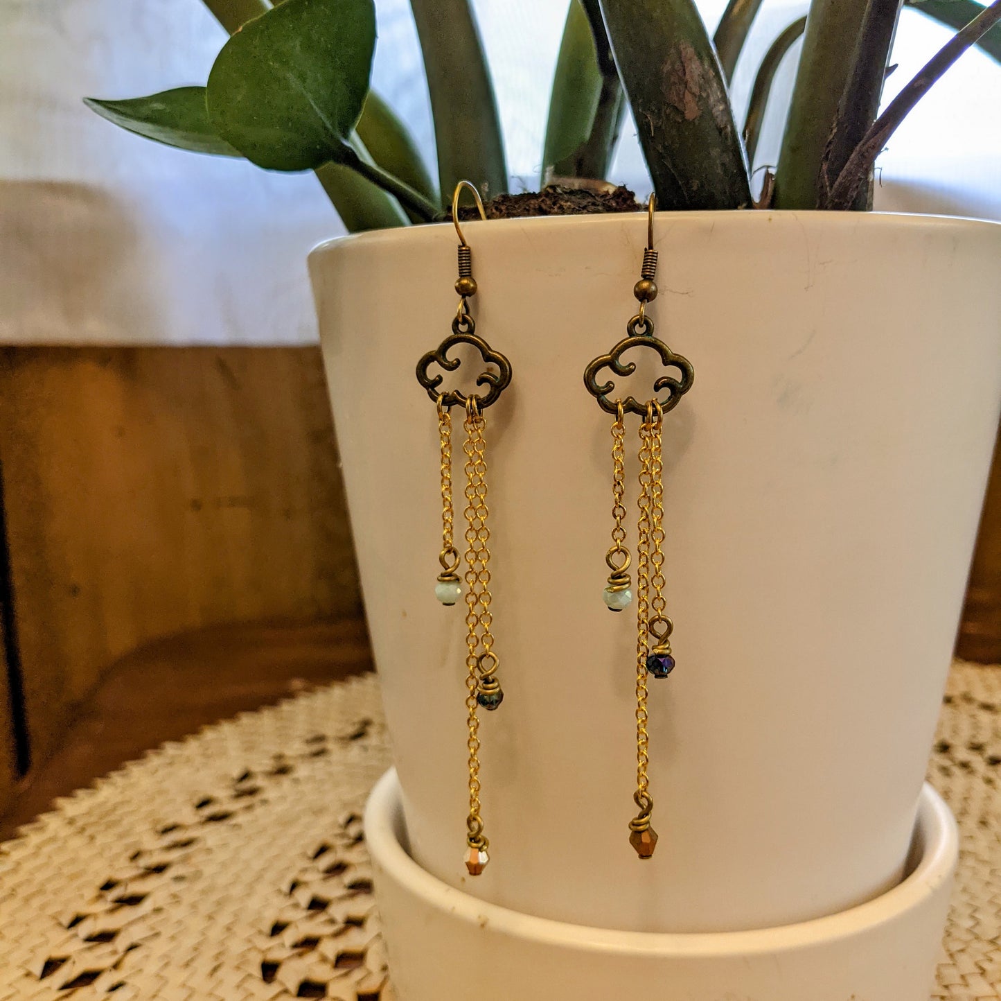 RAIN CLOUD EARRINGS-EARRINGS-Jipsi Junk-JipsiJunk