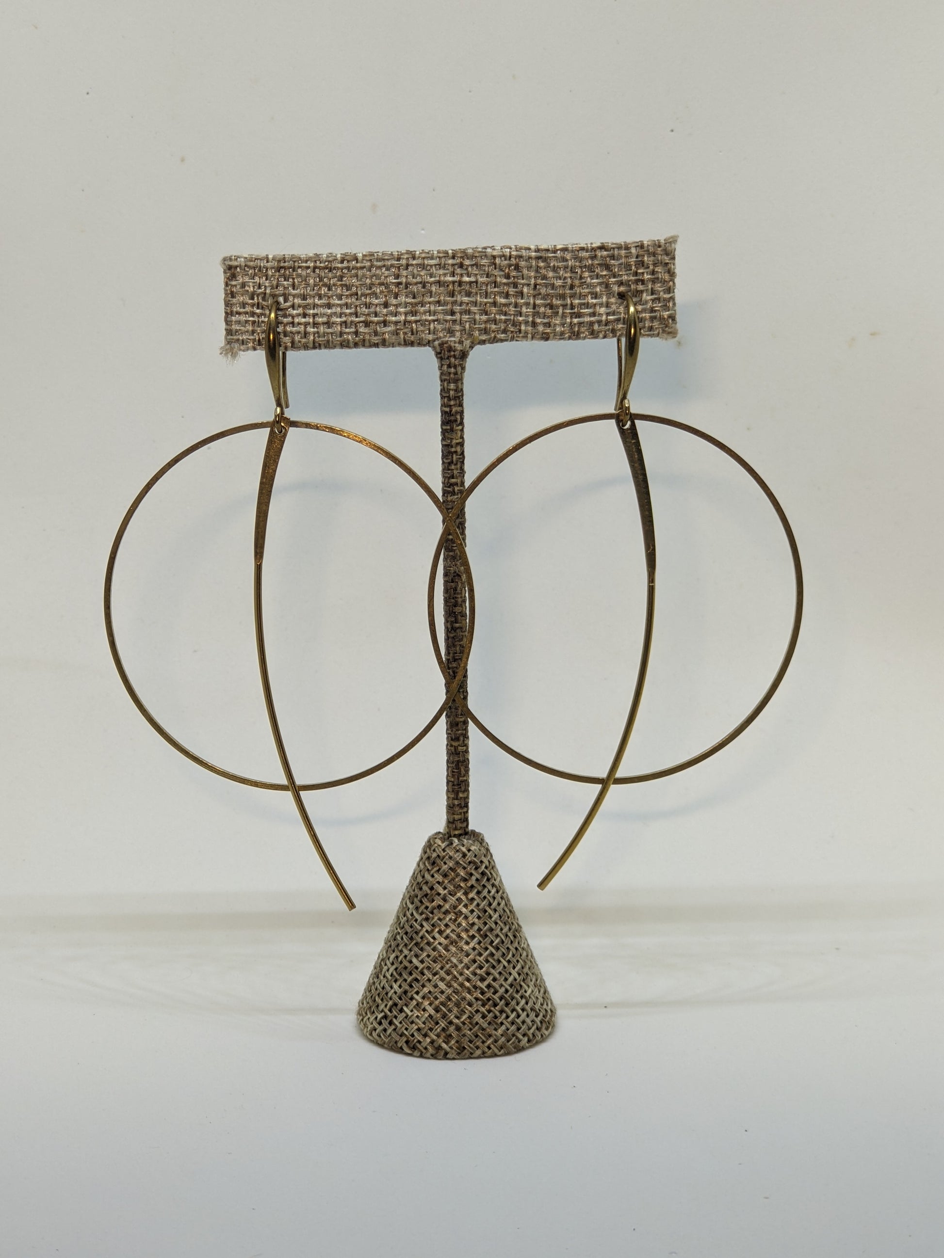 SIMPLE SASSY BRASSY HOOPS-EARRINGS-Jipsi Junk-JipsiJunk