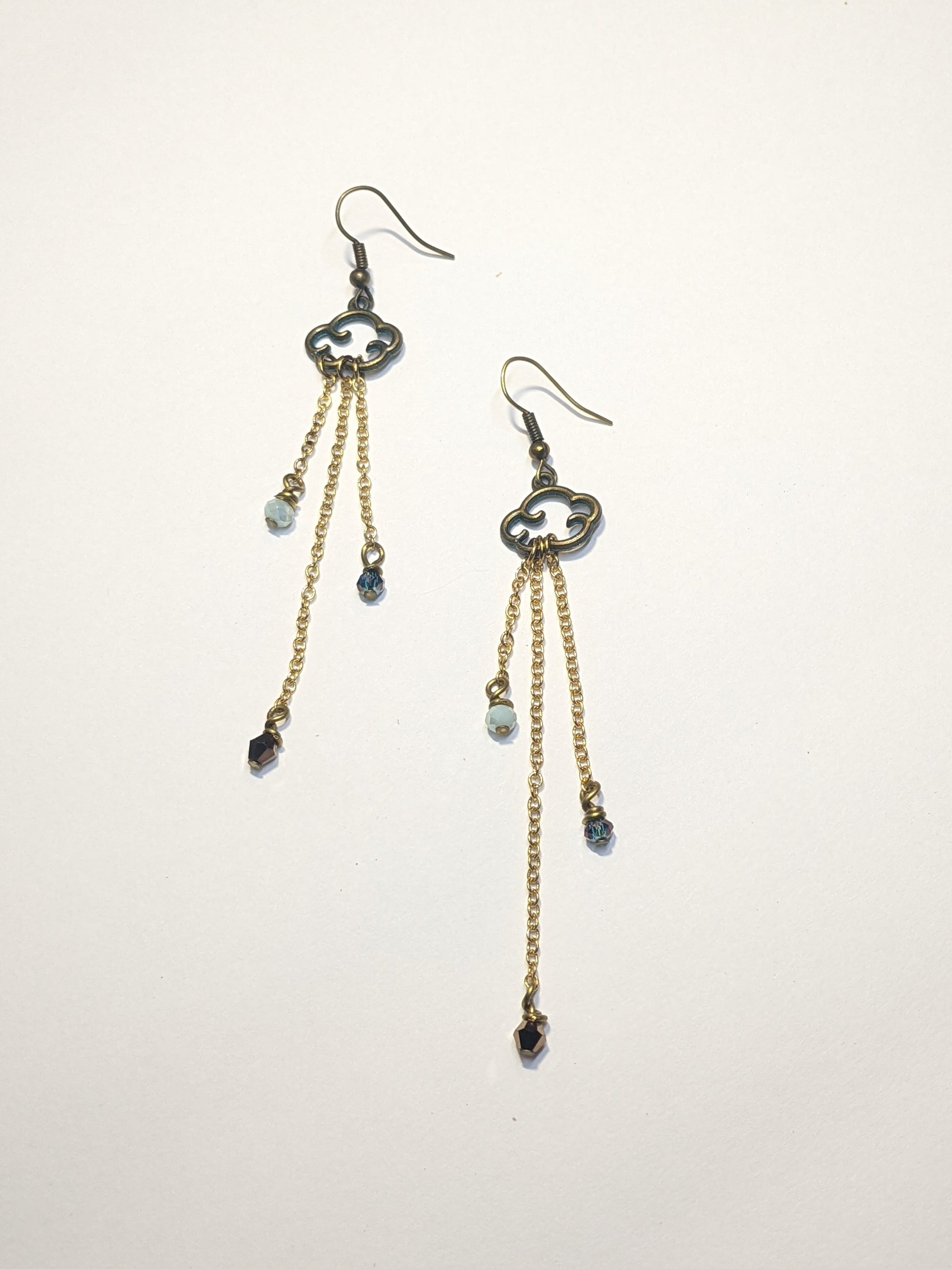 RAIN CLOUD EARRINGS-EARRINGS-Jipsi Junk-JipsiJunk