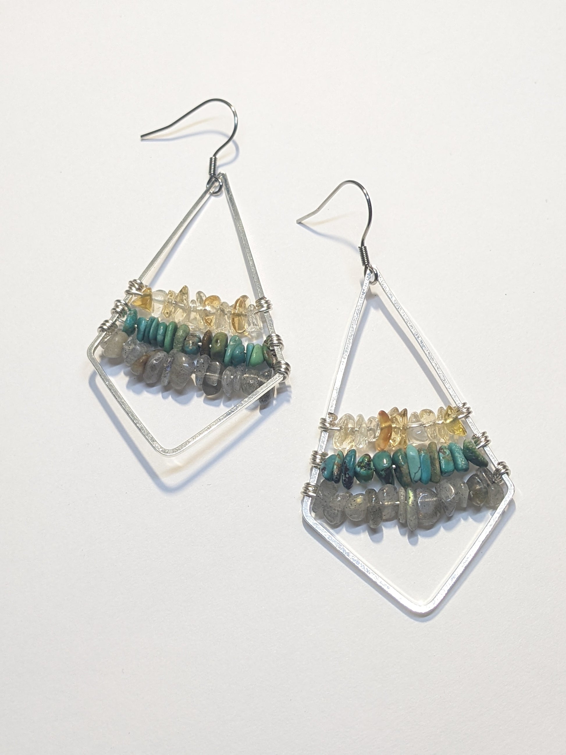 MOUNTAIN SUNSET EARRINGS-EARRINGS-Jipsi Junk-JipsiJunk