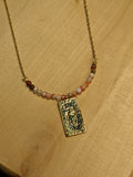 THE FOOL TAROT CARD NECKLACE-Necklaces-JipsiJunk-JipsiJunk