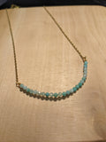 AMAZONITE LAYERING NECKLACE-Necklaces-JipsiJunk-JipsiJunk