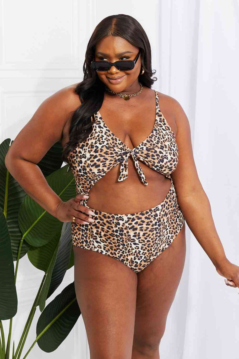 Marina West Swim Lost At Sea Cutout One-Piece Swimsuit-Swimwear-Trendsi-JipsiJunk