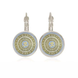 NAMASTE CAMEO COIN EARRINGS-earrings-JipsiJunk-JipsiJunk