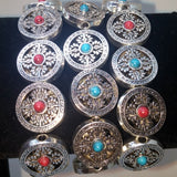 CONVERTIBLE TURKISH FLORAL COIN BRACELET-BRACELETS-JipsiJunk-JipsiJunk